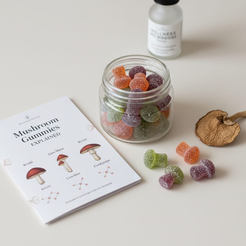 mushroom gummies illustration 2