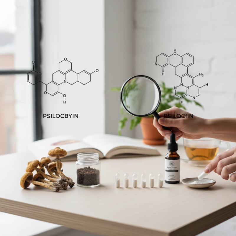 psilocybin vs psilocin illustration 2