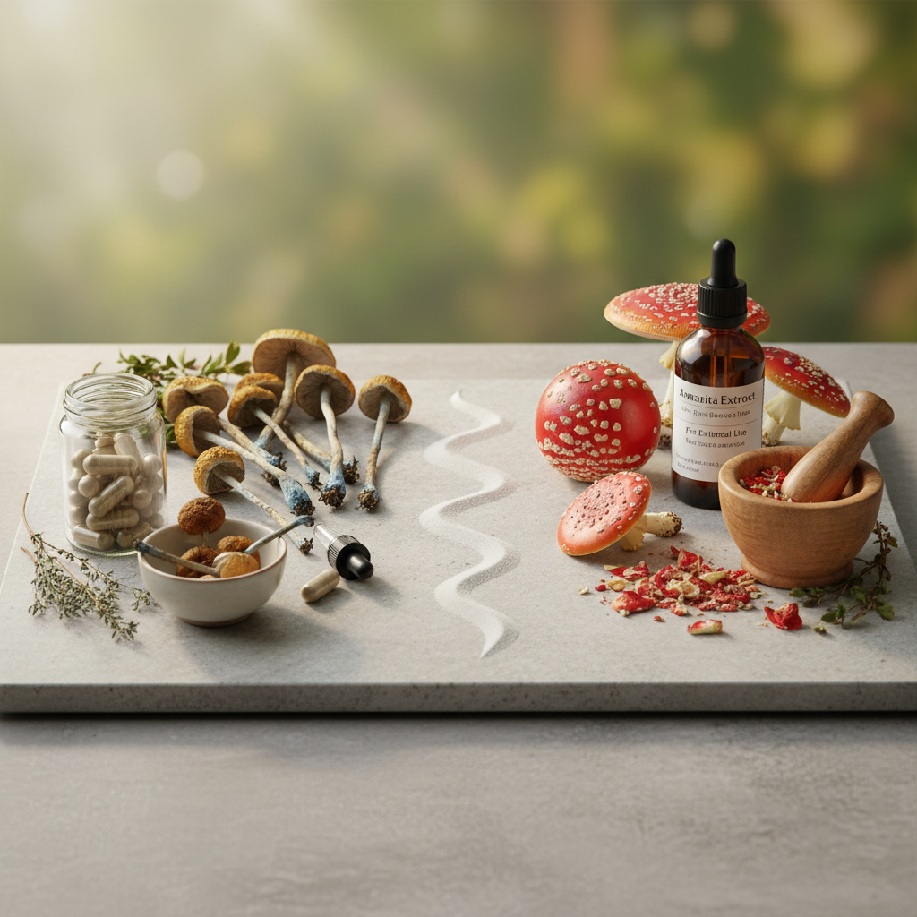 Psilocybe vs. Amanita: Not the Same Fungi hero image