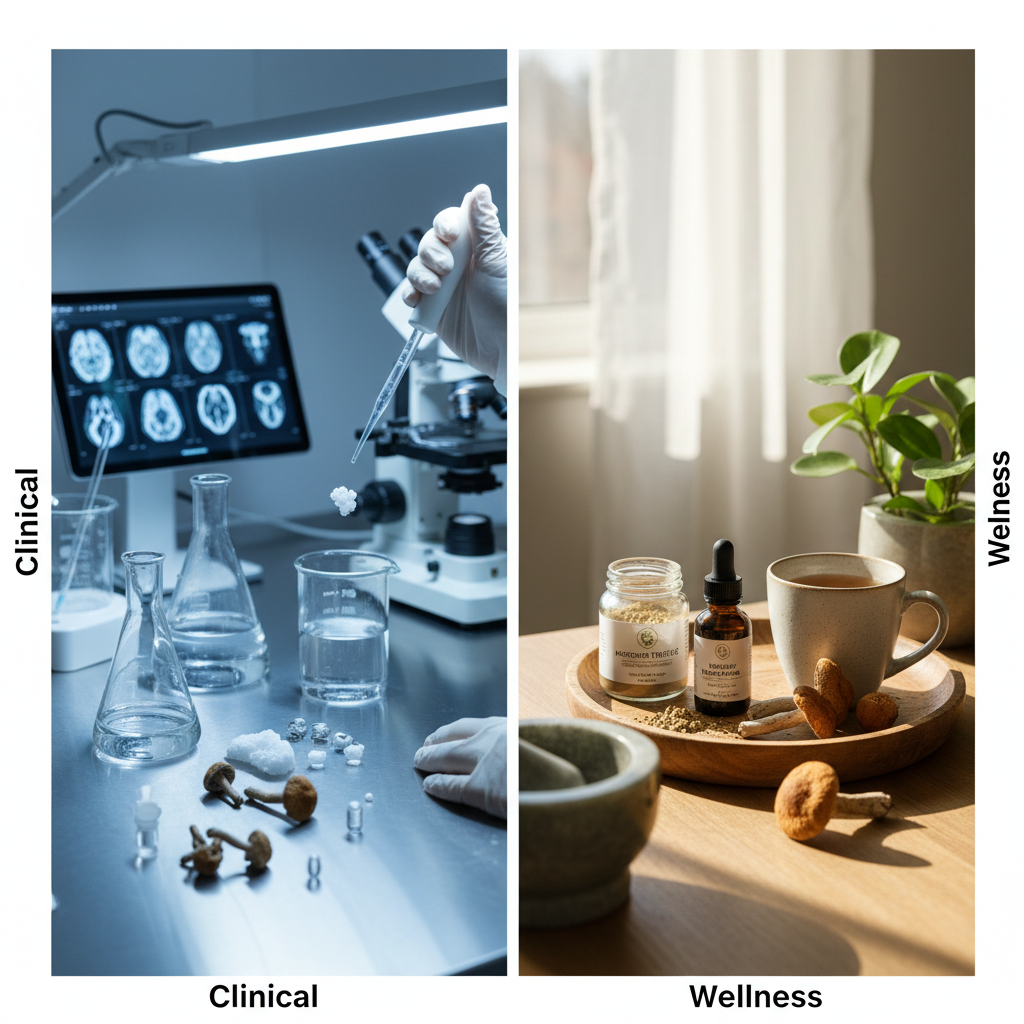 Psilocybin's Two Paths: Clinical vs. Wellness hero image