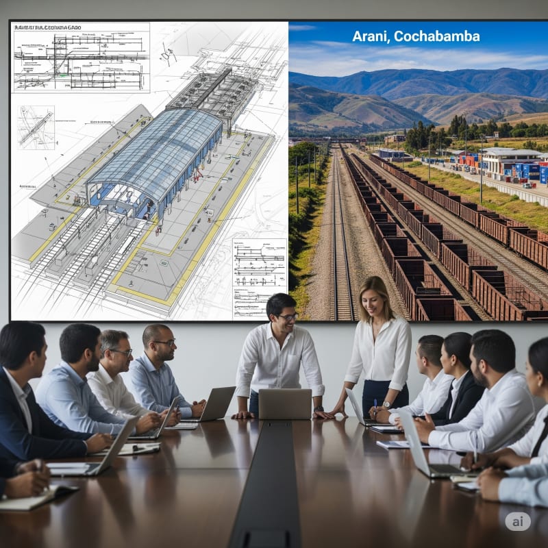 ESTUDIO A DISEÑO FINAL TERMINAL FERROVIARIA POBLACIÓN DE ARANI — imagen 1