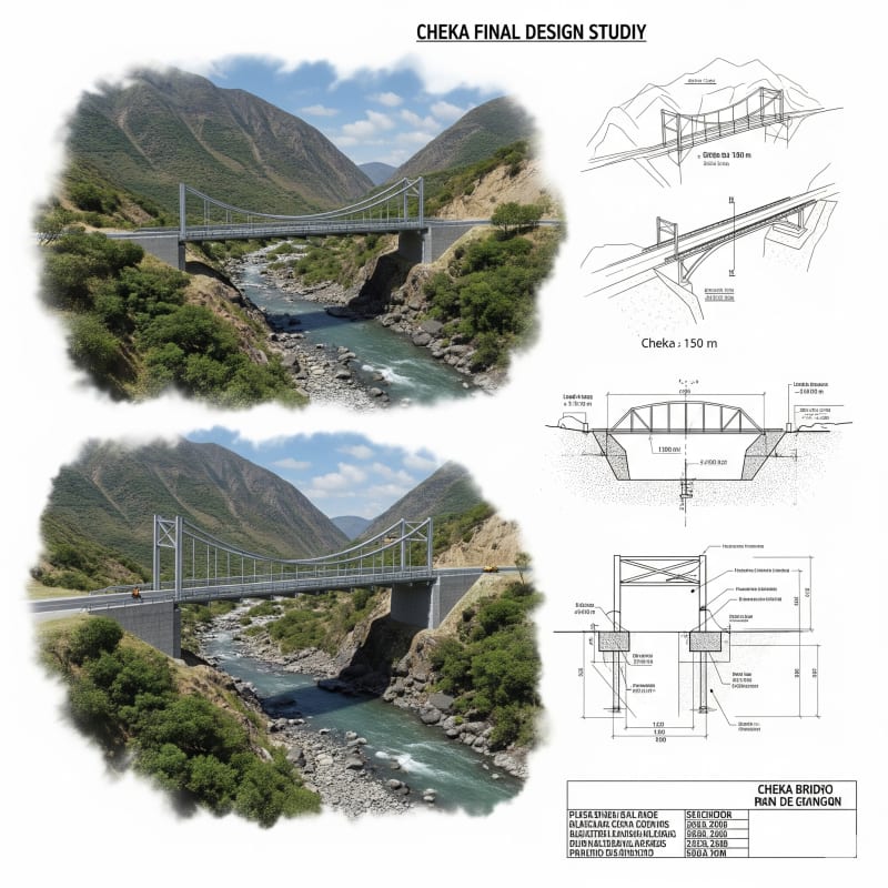 ESTUDIO A DISEÑO FINAL PUENTE CHEKA — imagen 1
