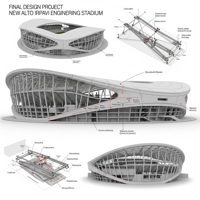 DISEÑO DE INGENIERÍA ESTRUCTURAL DEL PROYECTO A DISEÑO FINAL DEL NUEVO ESTADIUM ALTO IRPAVI, LA PAZ — imagen 1