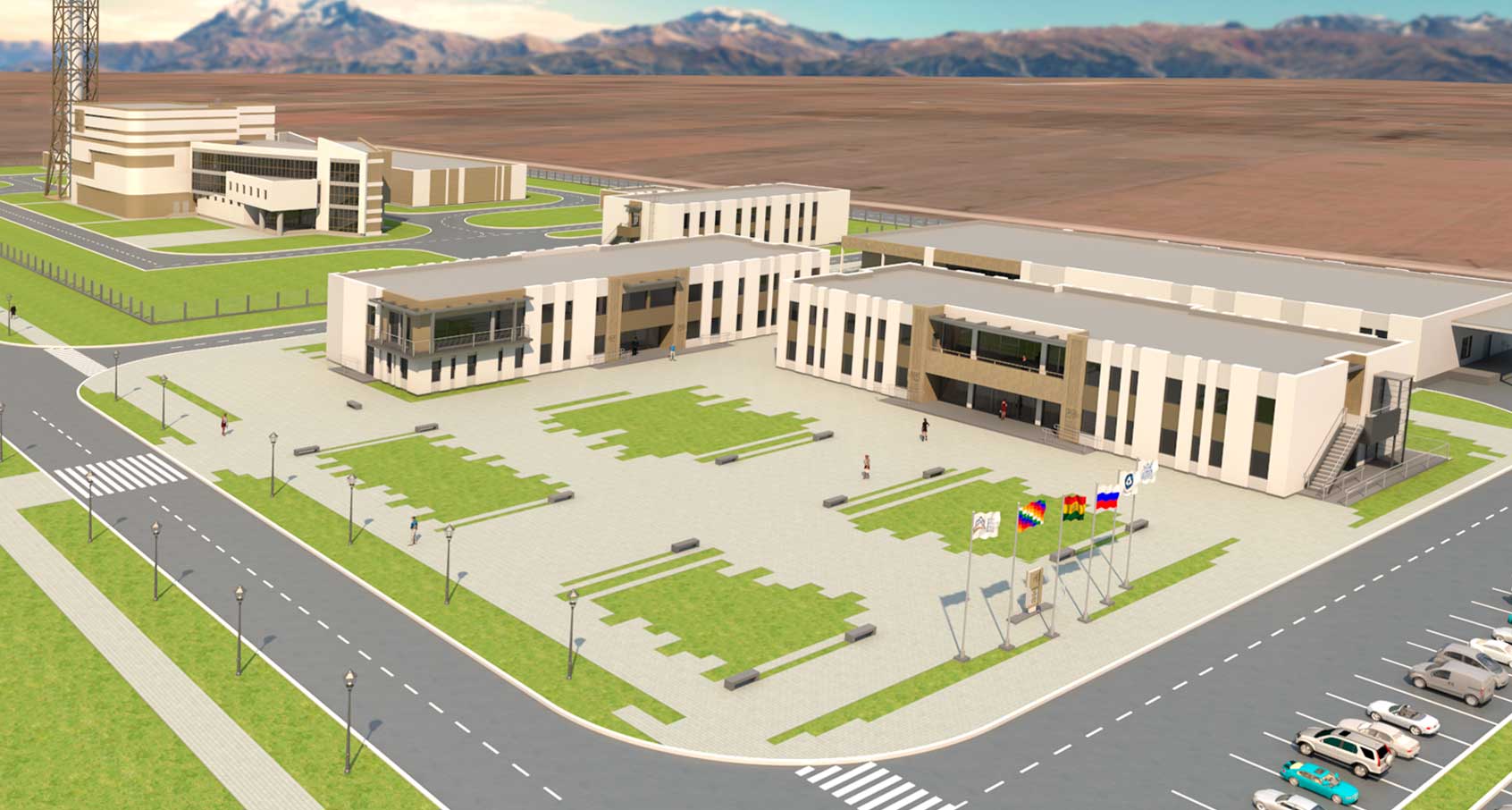 MONTAJE DE LOS ELEMENTOS DE CONSTRUCCIÓN DEL EDIFICIO DEL COMPLEJO ADMINISTRATIVO Y RESIDENCIAL CON INSTALACIÓN DE LOS SISTEMAS DE INGENIERÍA, EN EL CENTRO DE INVESTIGACIÓN Y TECNOLOGÍA NUCLEAR