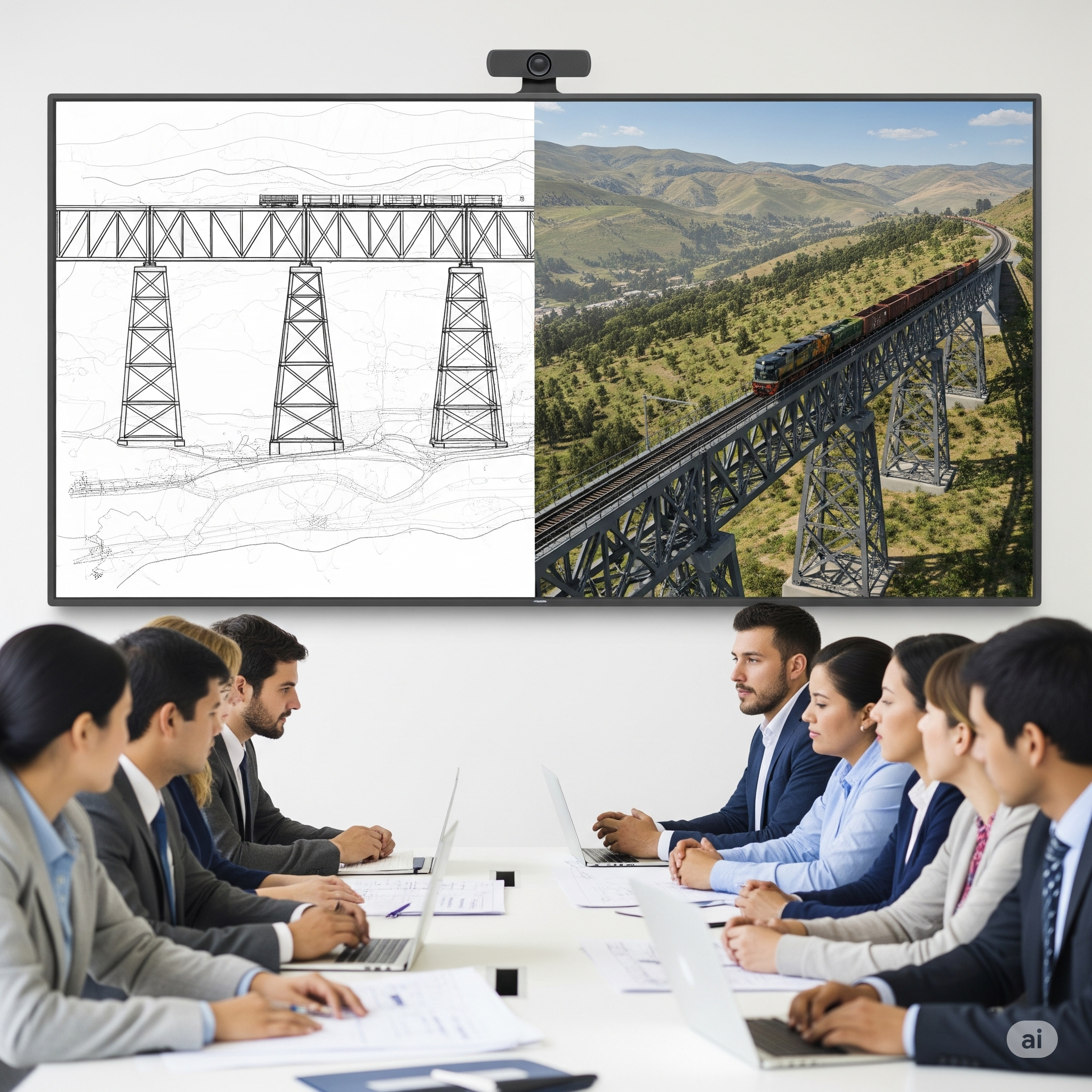 ESTUDIO A DISEÑO FINAL DE TRES PUENTES METALICOS FERROVIARIOS