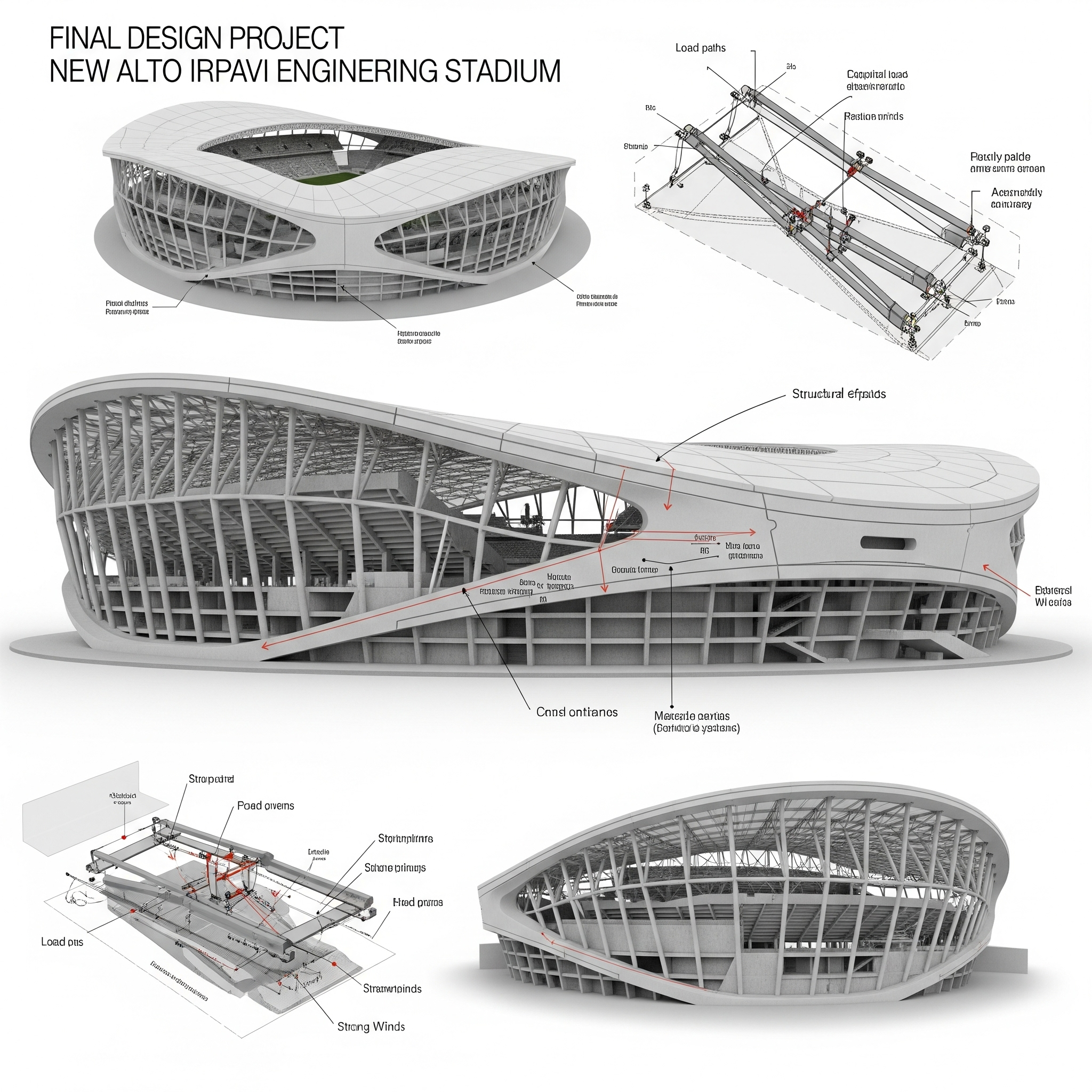 DISEÑO DE INGENIERÍA ESTRUCTURAL DEL PROYECTO A DISEÑO FINAL DEL NUEVO ESTADIUM ALTO IRPAVI, LA PAZ