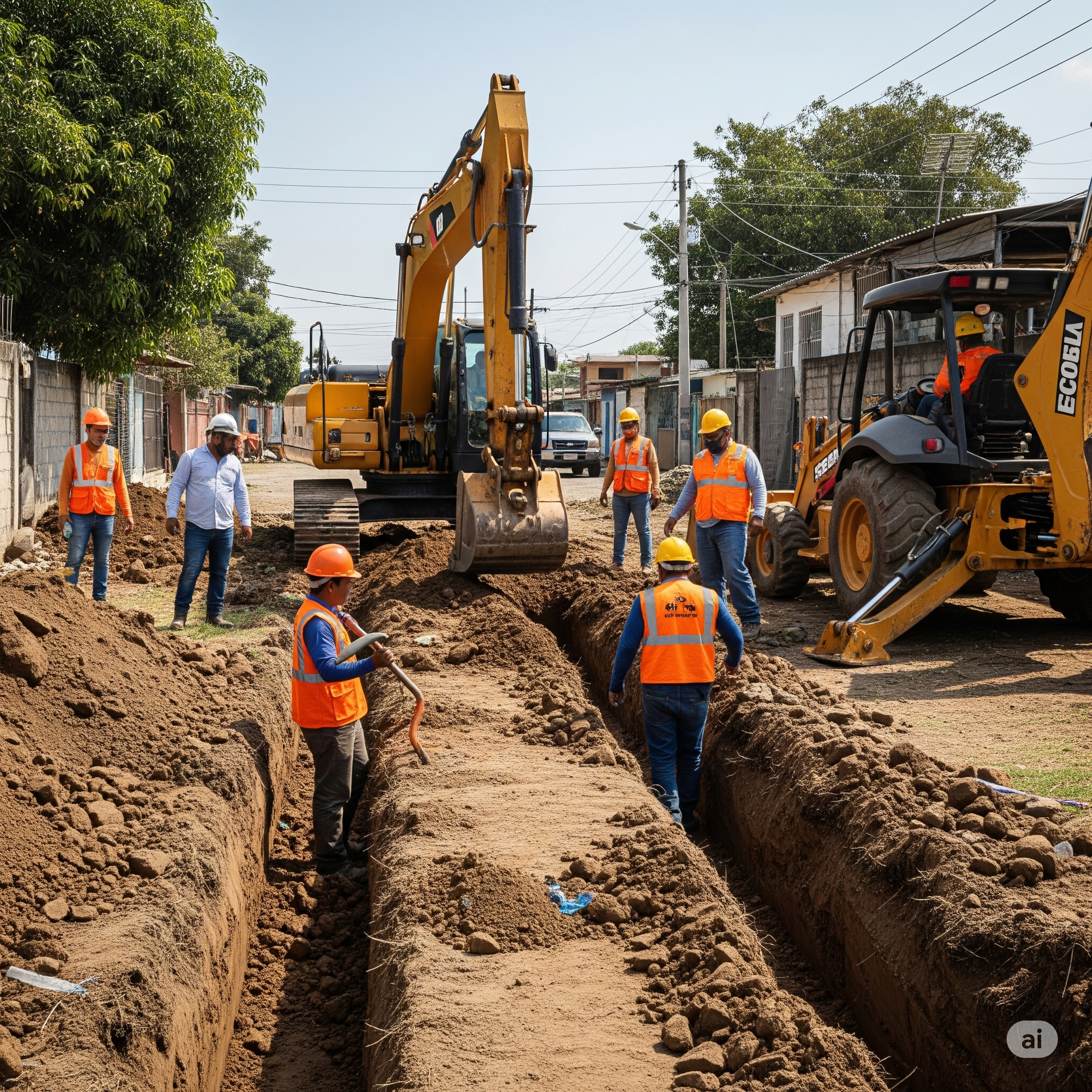 SUPERVISIÓN, CONTROL DE CALIDAD Y DESARROLLO SOCIAL PARA LAS OBRAS EN EL MACRO-SECTOR LAS JAGÜITAS, RED DE AGUA POTABLE Y ALCANTARILLADO SANITARIO EN EL BARRIO LUIS A. VELÁSQUEZ, MANAGUA