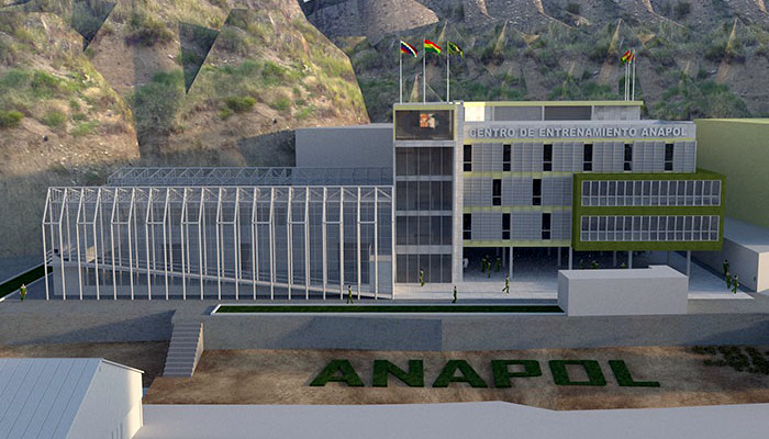 ESTUDIO A DISEÑO FINAL CENTRO DE ENTRENAMIENTO, GIMNASIO Y PISCINA SEMIOLIMPICA PARA LA ACADEMIA NACIONAL DE POLICIAS (ANAPOL)