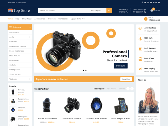 Top Store eCommerce WordPress Theme Top Store eCommerce WordPress Theme