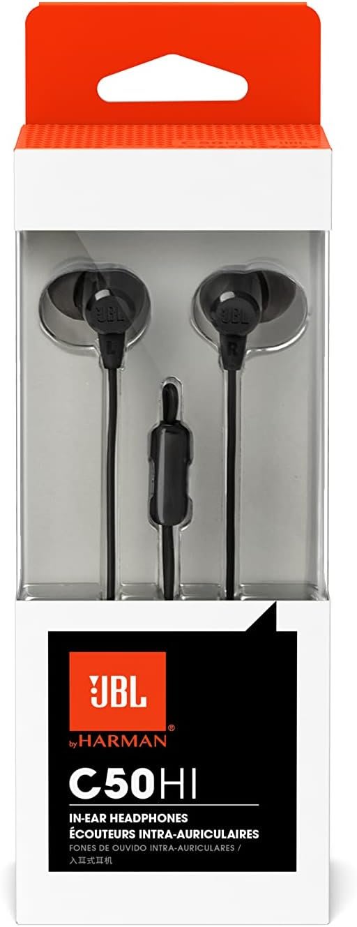 JBL, Fone de Ouvido in Ear, C50HI - Preto - Imagem 3