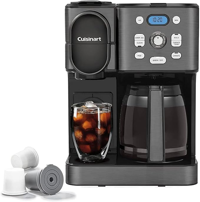 Cuisinart Conjunto de Cafeteira em Aço Inoxidável Preto - Imagem 4