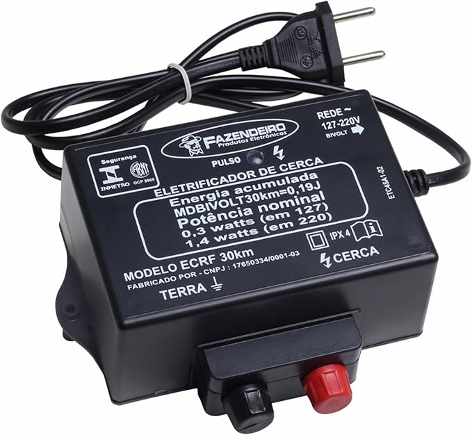 Eletrificador Rural Cerca Elétrica Fazendeiro 30 Km Bivolt - Imagem 2