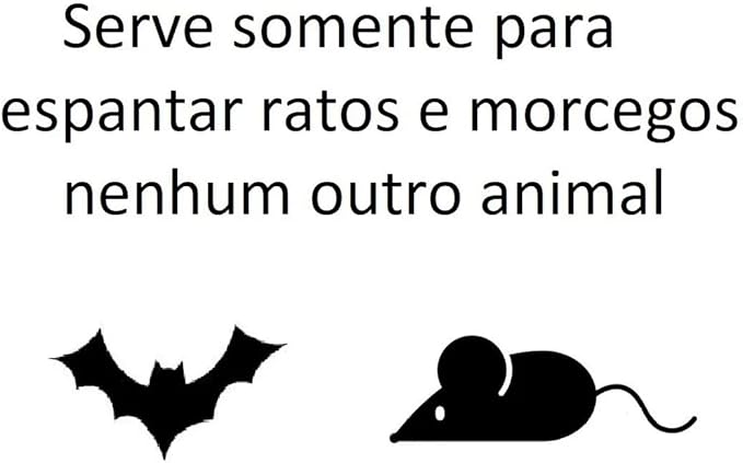 Repelente Eletrônico ByePest p/Ratos e Morcegos Alcance 200m² - Imagem 5