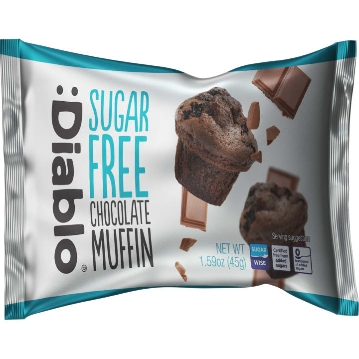 Pack of Diablo Sugar Free Chocolate Muffin, 45 grams