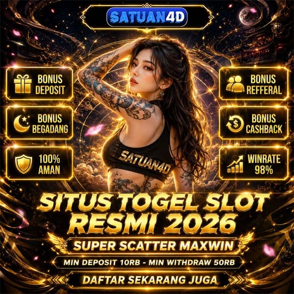 SATUAN4D | Situs Resmi Agen Slot Toto Online Populer Tahun Ini