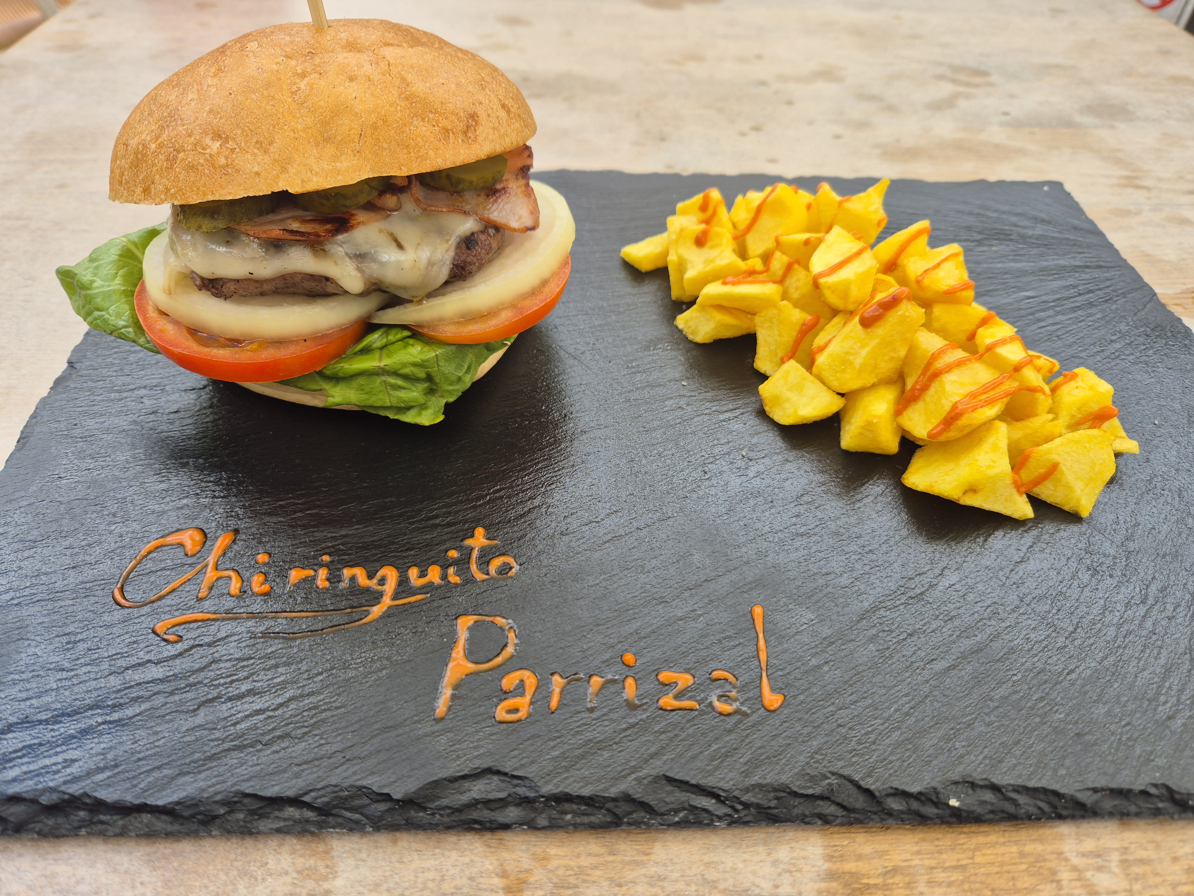 Hamburguesa  "Roquefort" - Chiringuito Parrizal