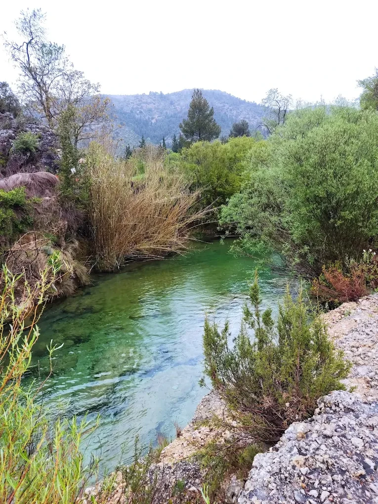 Pozas naturales cerca del Chiringuito Parrizal en Beceite