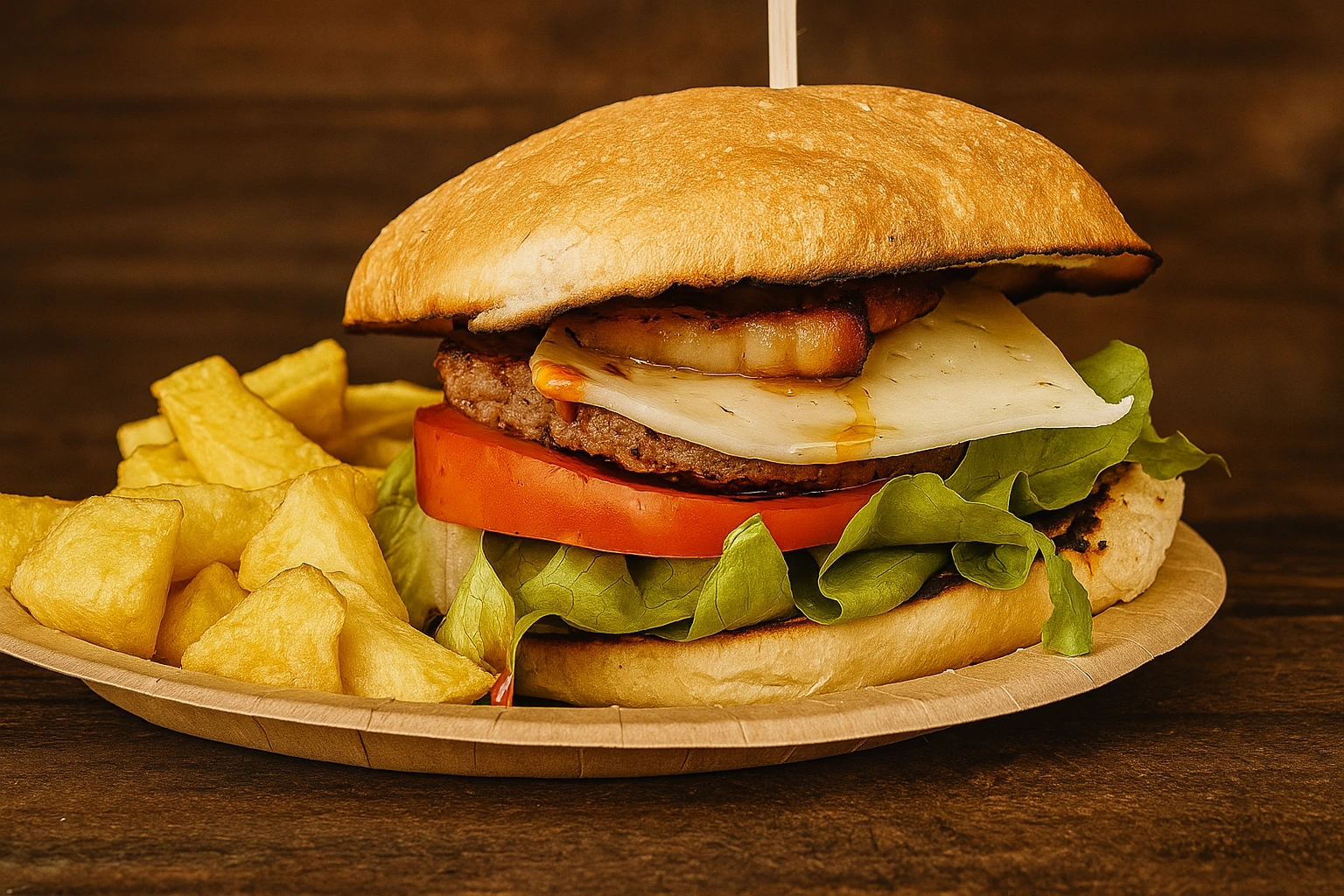Hamburguesa a la Pimienta