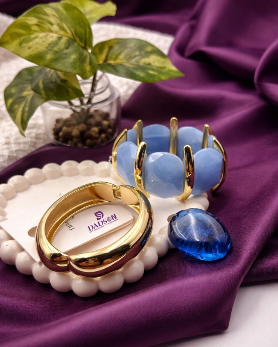 Resin Blue Bracelet l Dadson Jewelry (KD-28)