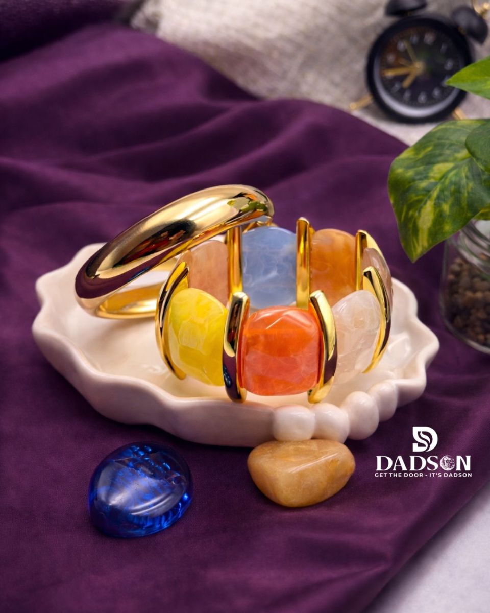 Resin Peach Bracelet l Dadson Jewelry (KD-30)