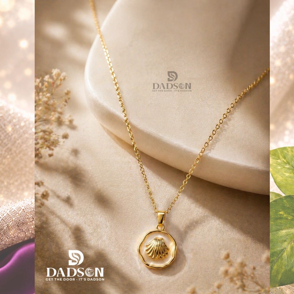 Seashell Pendant Chain l Dadson Jewelry (CH-14)