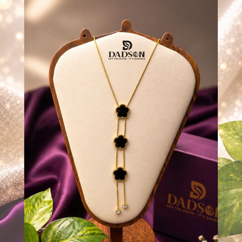 DADSON Midnight Clover Necklace (CH-02)