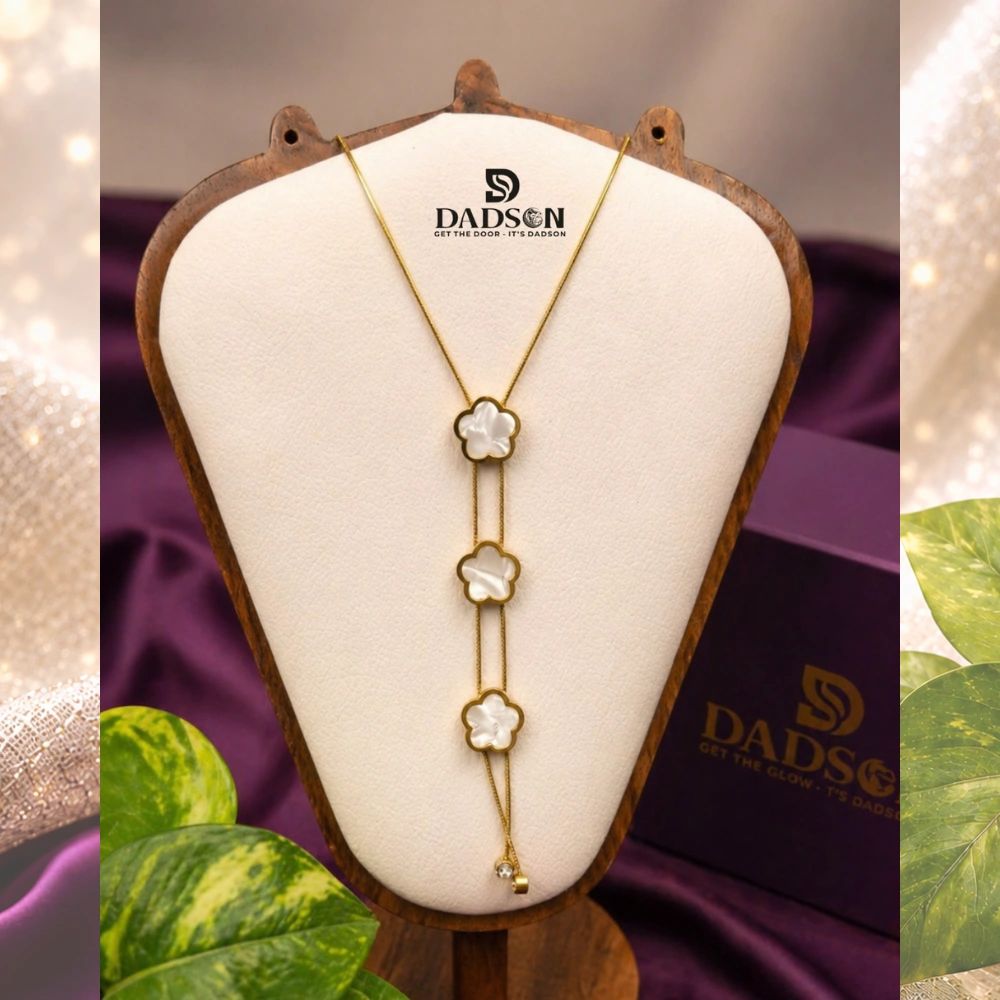 DADSON White Clover Chain l DADSON Jewelry (CH-03)