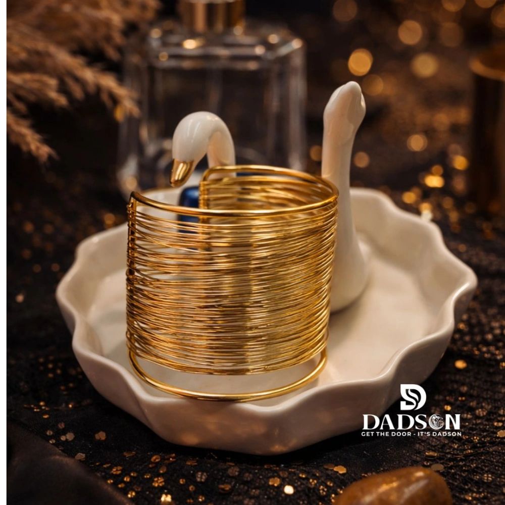 Layered Gold Anti-Tarnish Kada Bracelet Dadson Jewelry (KD-10)