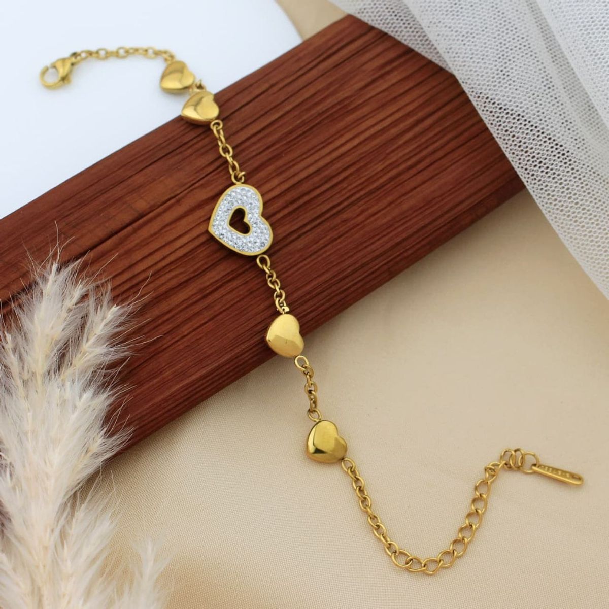 Gold Bracelet for Women | Anti-Tarnish Gold Bracelet – DADSON JEWELRY (BR-01)