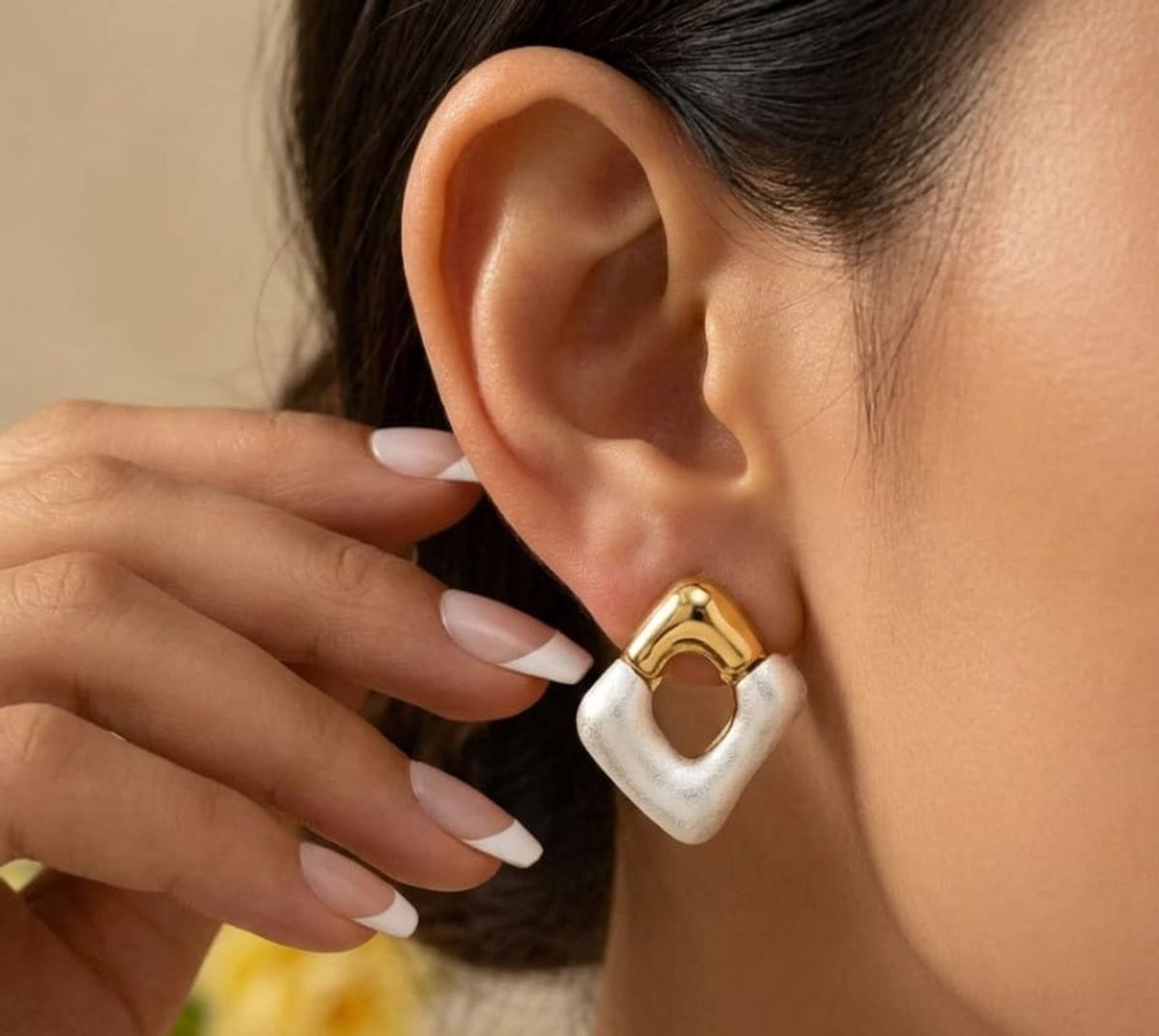 Gold Silver Geometric Earrings for Women | DADSON