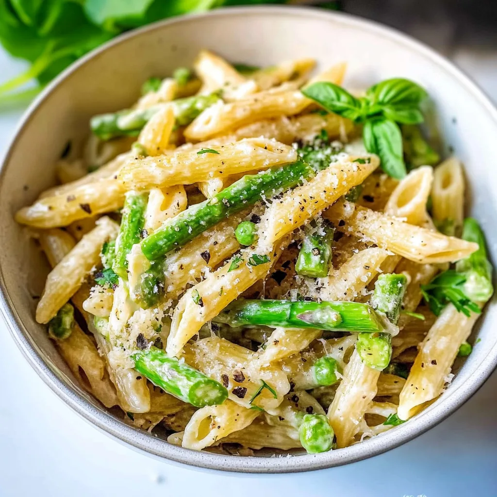 20-min Asparagus Pasta: Delightfully Fresh & Zesty