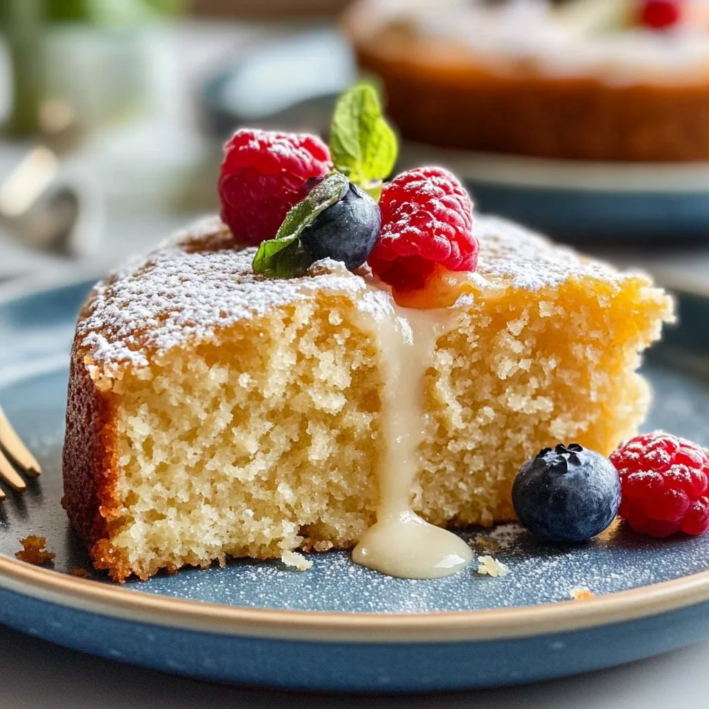 Healthy 4-ingredient Breakfast Cake: Wholesome and Delicious