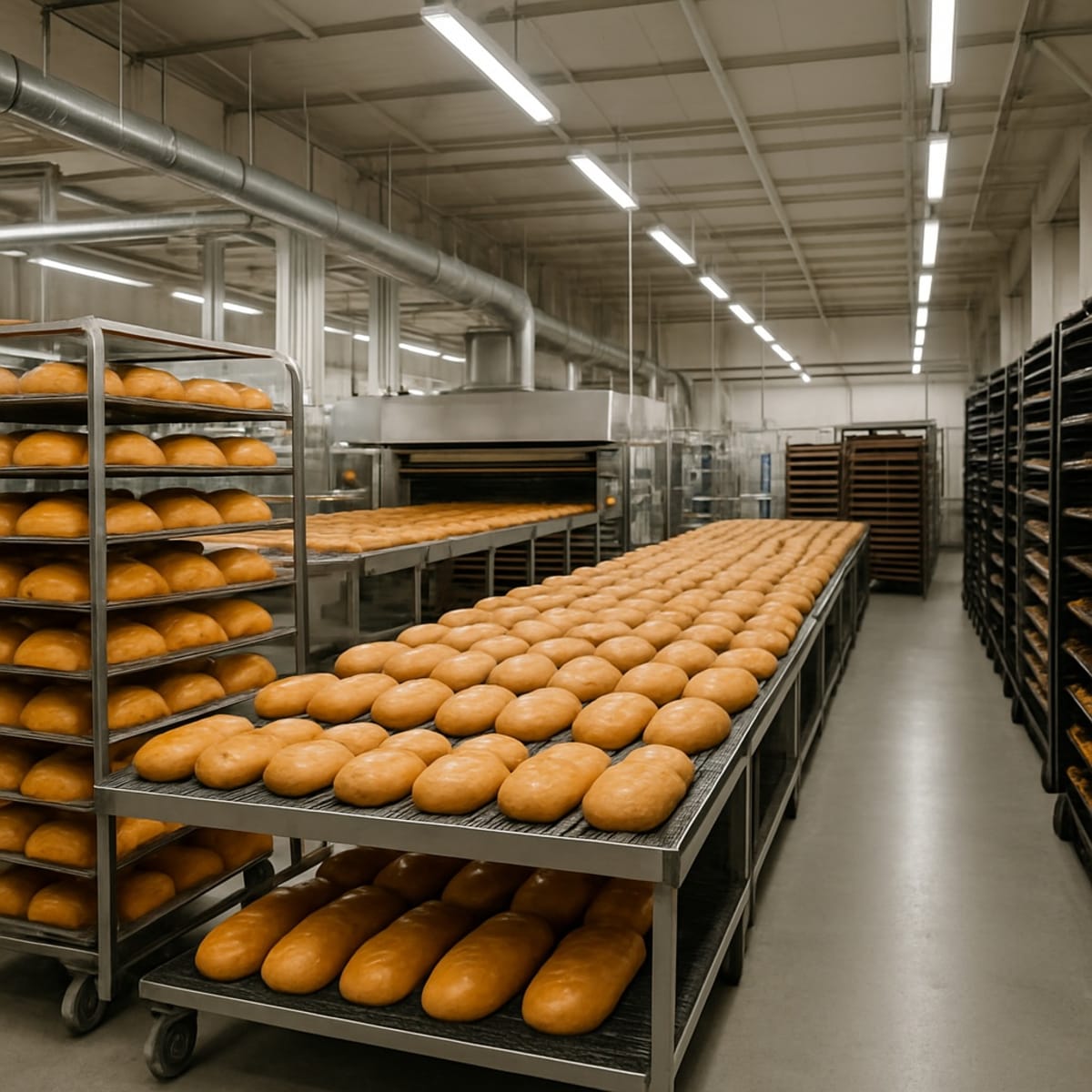 Large scale wholesale bakery supplying retail & commercial Clients