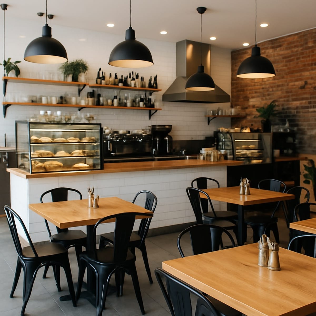 Cafe with excellent reputation and regular customers
