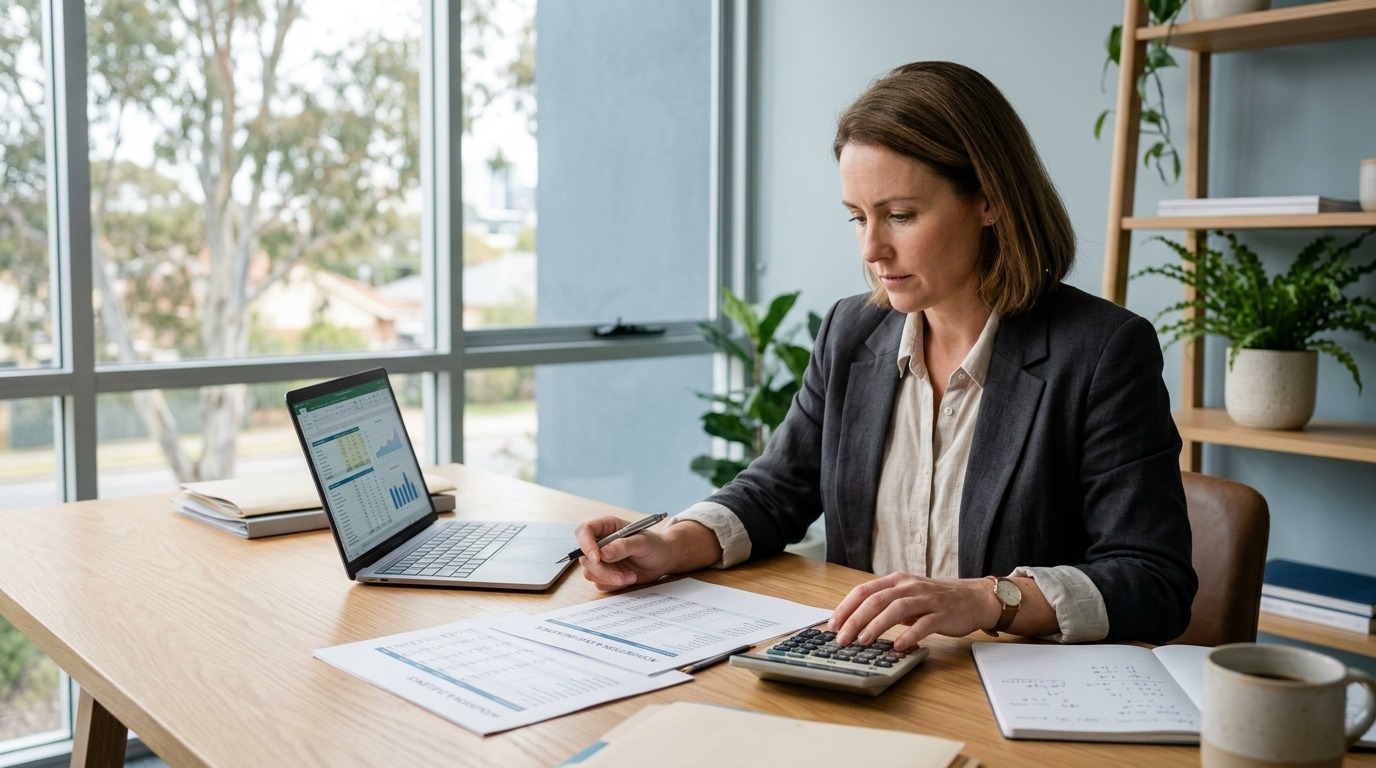Buyer calculating the full cost of buying a business in Australia.