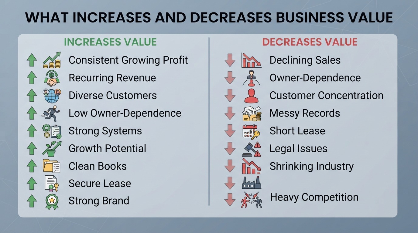What Increases and Decreases Business Value