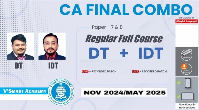 V'Smart CA Final DT IDT Regular Combo