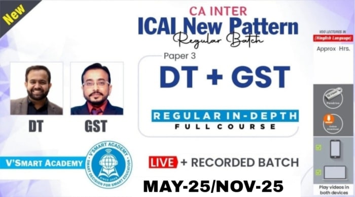 CA Inter Taxation By BB Sir Vishal Bhattad