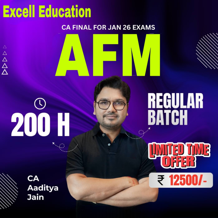 Final AFM by CA Aaditya Jain