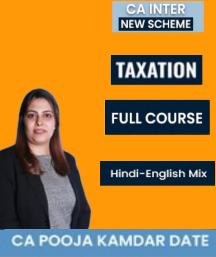 CA Pooja Kamdar New Syllabus Inter Tax