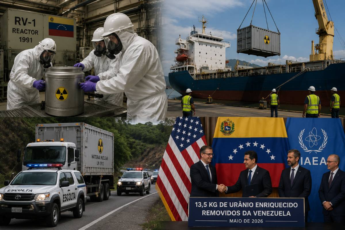 EUA retiram urânio enriquecido da Venezuela