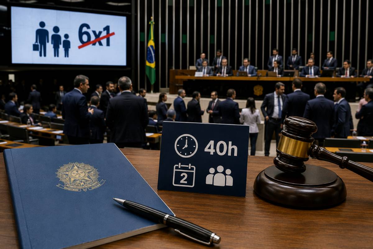 Relator adia parecer sobre fim da escala 6x1 e prevê apresentação do texto para segunda-feira