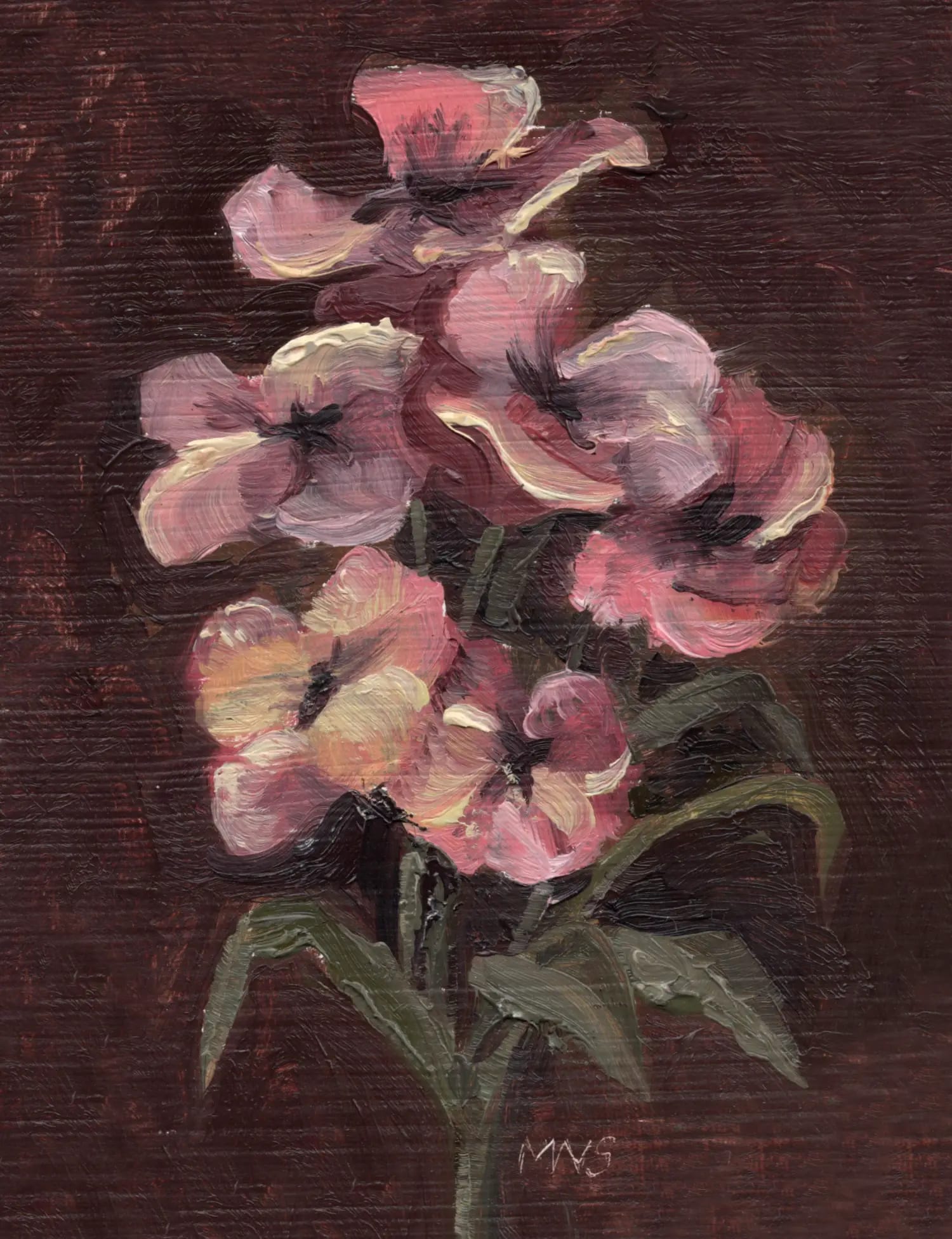 Purple Pansies