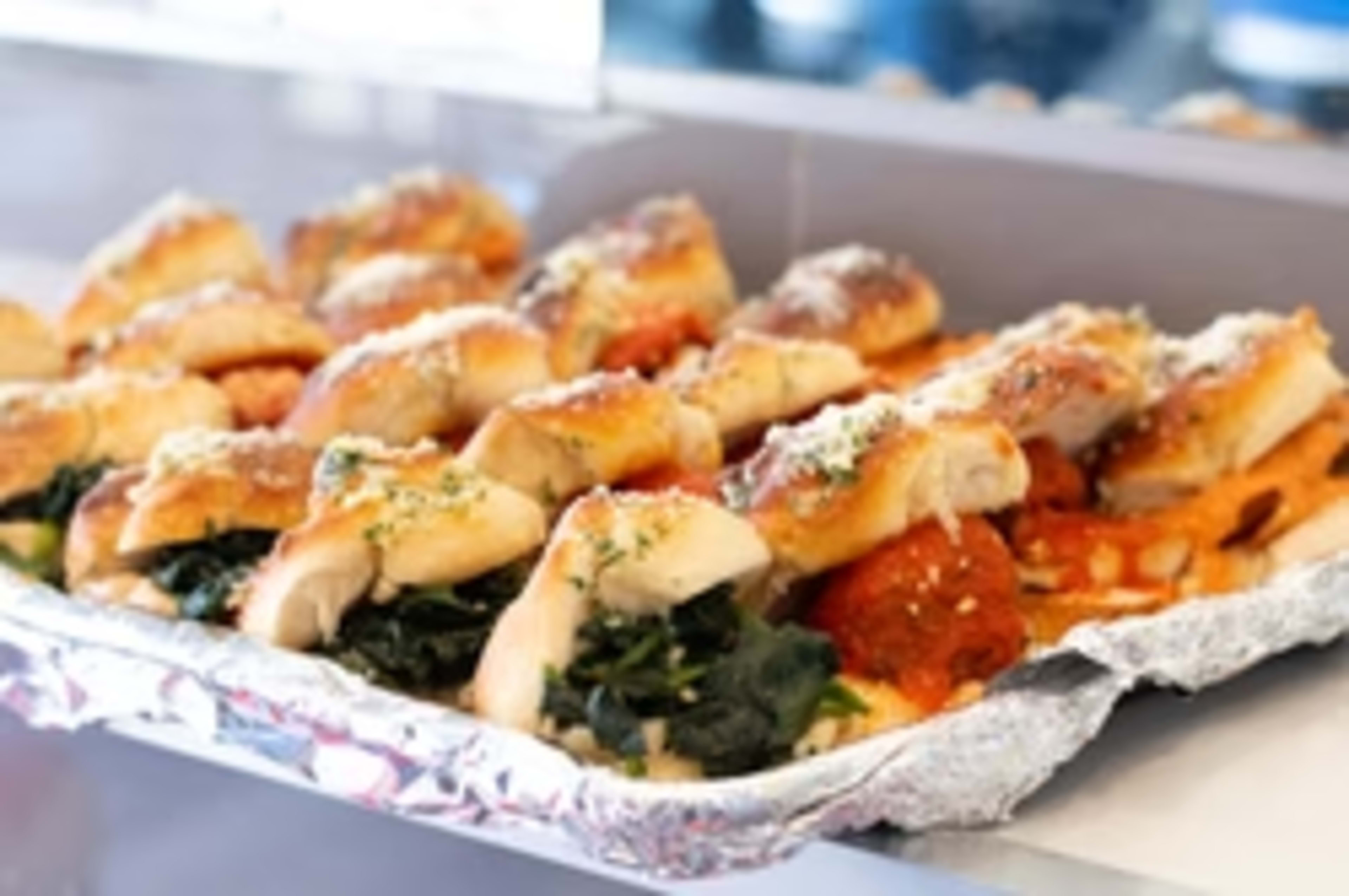 Garlic Knot Sliders at Genova's Pizza Myrtle Beach