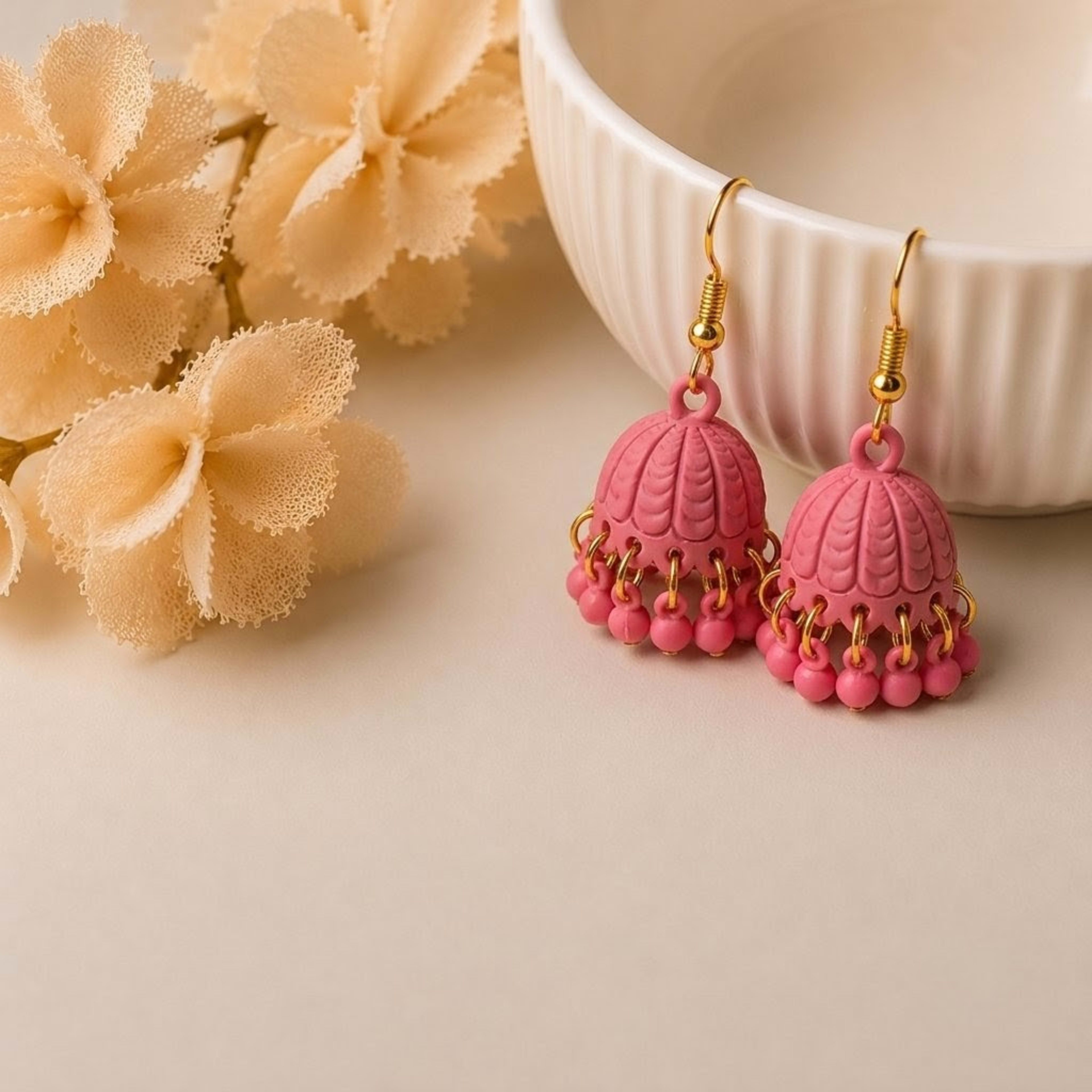 Jhumki Pink (NJ-10)