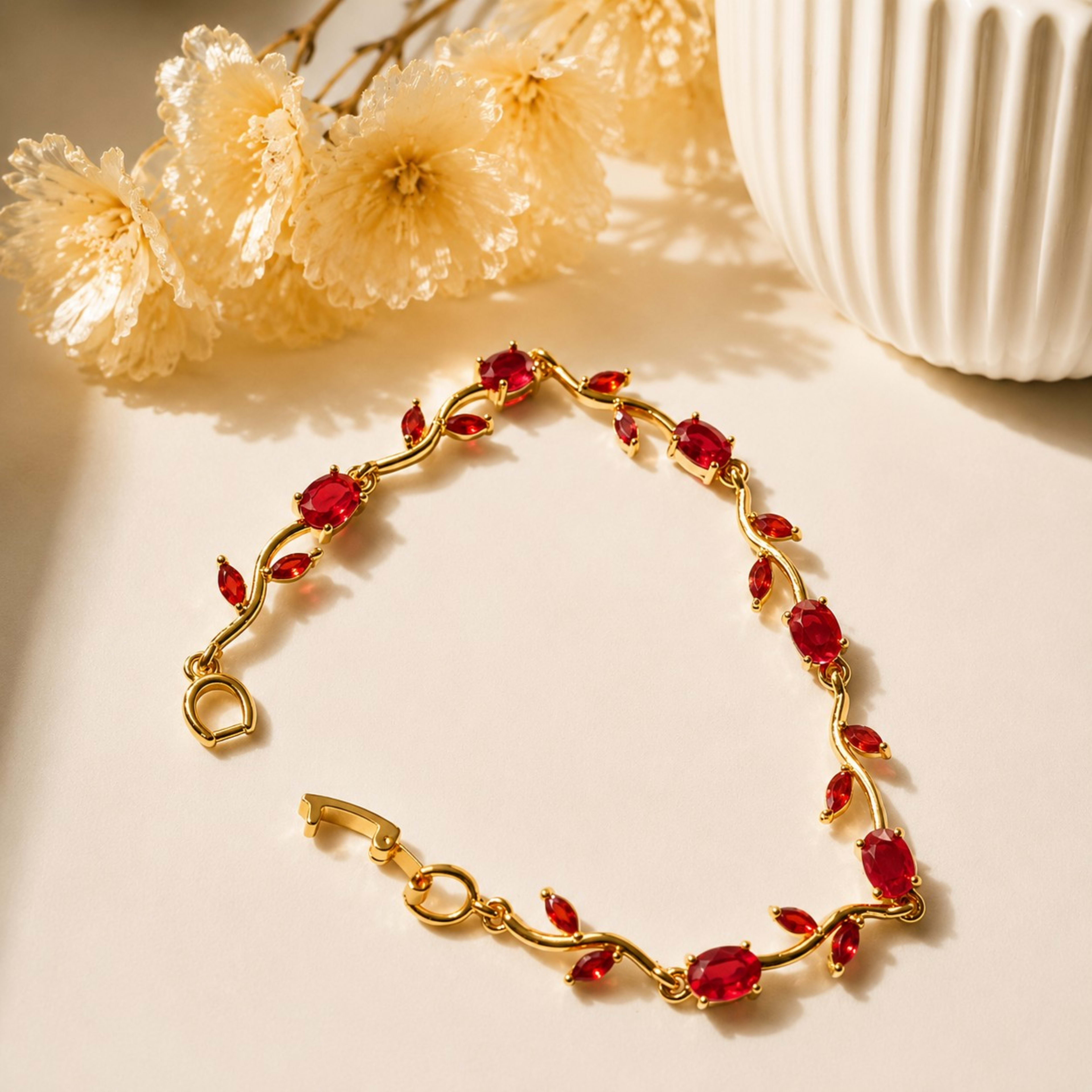Tulip Bracelet Red (NBC-11)