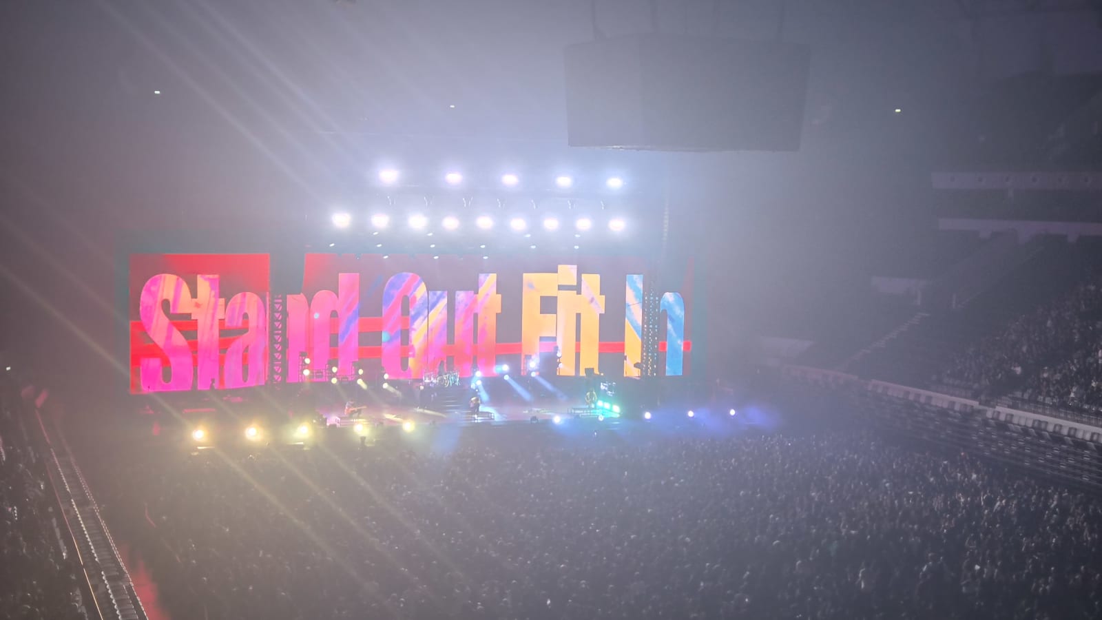 Stand Out Fit In — the moment the arena completely lost it
