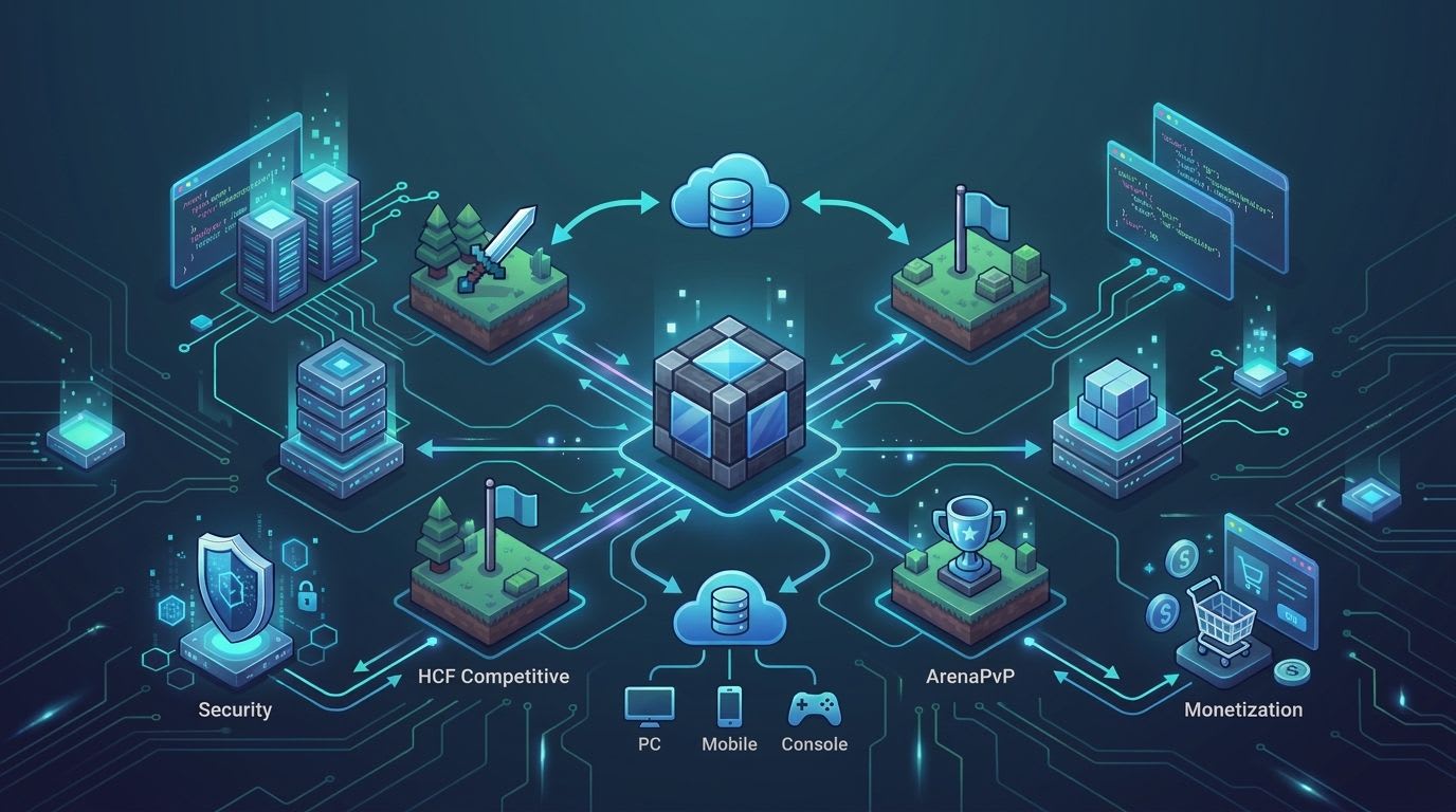 Infraestructura y Desarrollo: Red Multi-Modalidad Minecraft