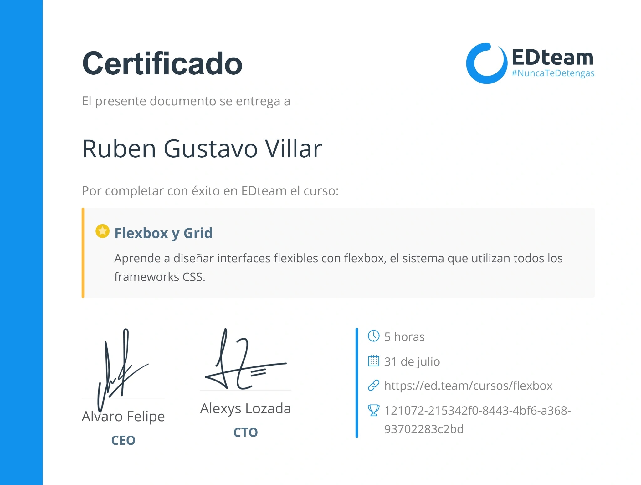 Certificado de Flexbox y Grid