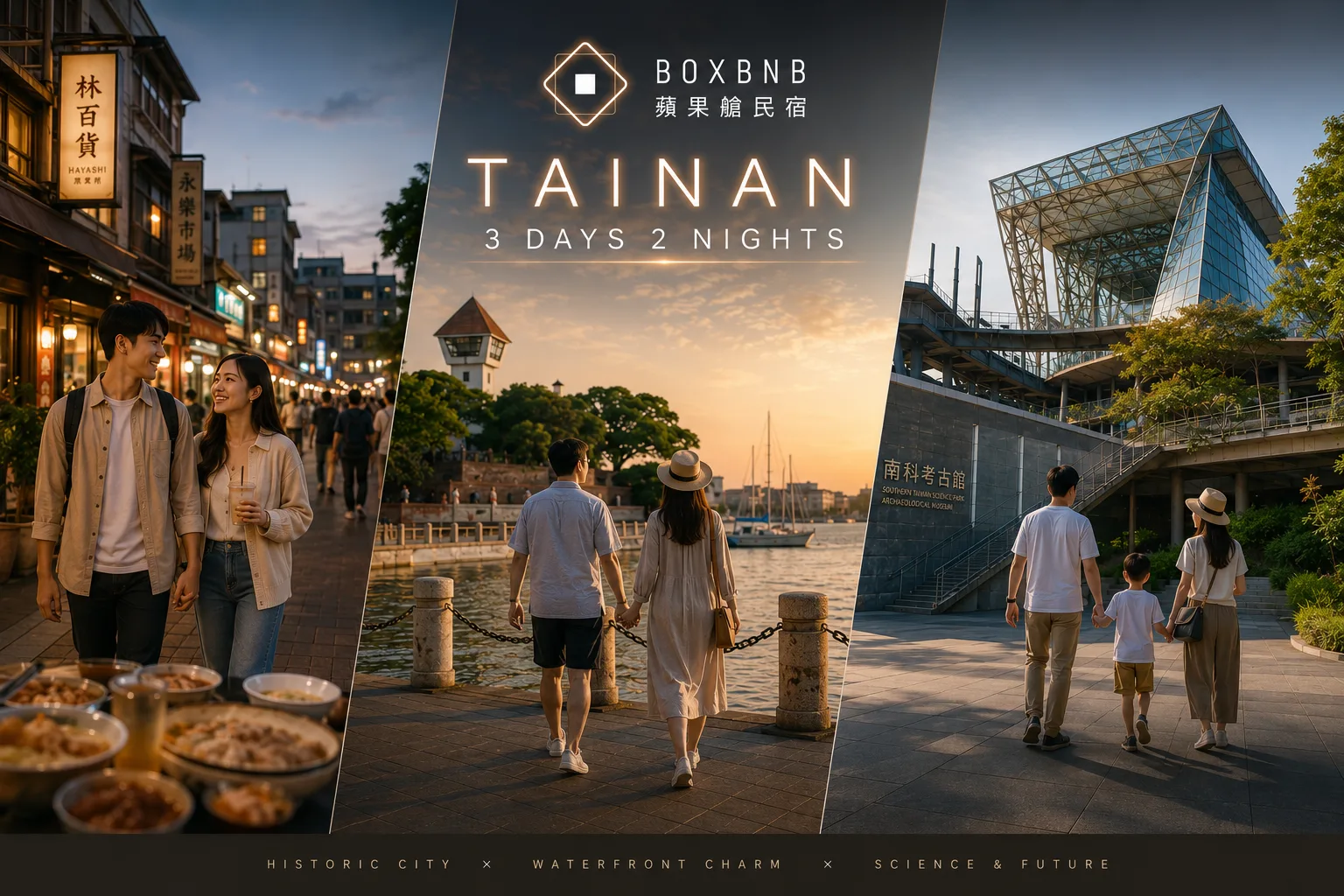 台南三天兩夜終於不用什麼都趕！一天換一種玩法，市區、安平到新市南科慢慢玩